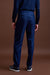 Blue 100% Cashmere Gibbet Trouser Golden Gate - View 4