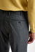 Grey Super 120's Wool Farley Trouser Flannel Saxony - View 4