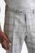 Grey Check Wool & Silk Farley Trousers Lifestyle - View Three