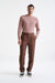 Brown Linen Farley Trousers Pure Linen - View Two