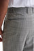 Grey & White Check Wool Farley Trousers Cosmopolitan - View Four