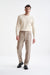 Light Brown Wool & Cotton Farley Trousers Lifestyle - View Two