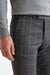 Grey Brown Check Wool Farley Trousers Lifestyle - View Three