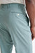 Sage Green Wool Farley Trousers Dynamic - View Four