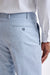 Light Blue Wool & Cotton Farley Trousers Lifestyle - View Four