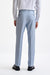 Light Blue Wool & Cotton Farley Trousers Lifestyle - View Five