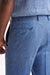 Mid Blue Linen Farley Trousers Pure Linen - View Four
