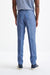 Mid Blue Linen Farley Trousers Pure Linen - View Five