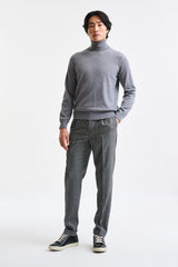 Light Grey 100% Wool Farley Trousers Freestyle - Image 2