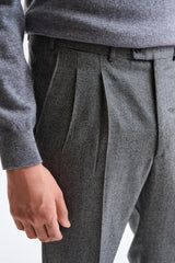 Light Grey 100% Wool Farley Trousers Freestyle - Image 3