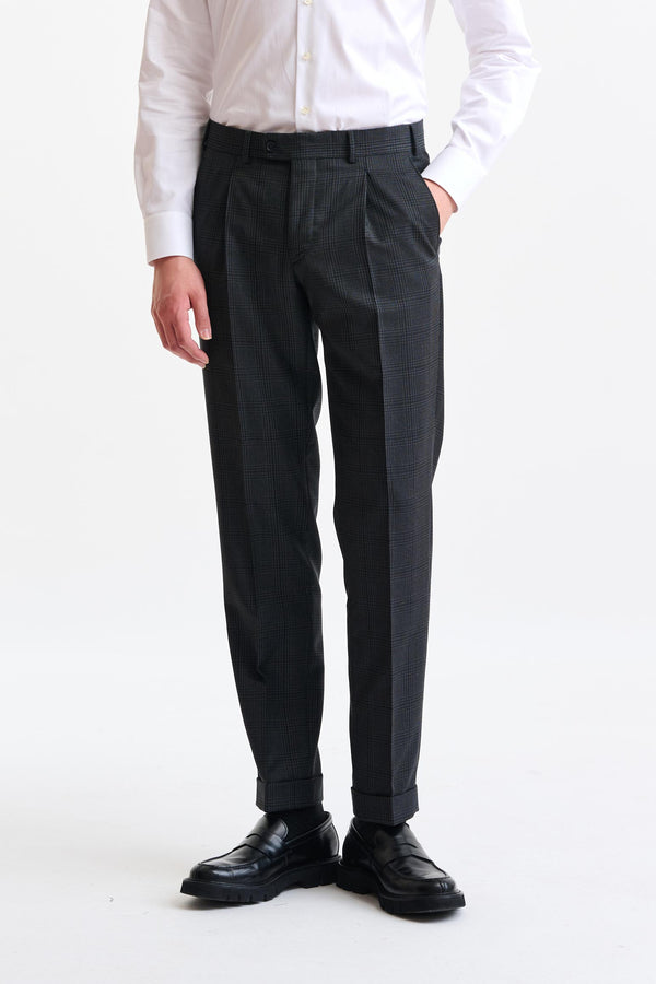Grey 100% Wool Farley Trousers Freestyle