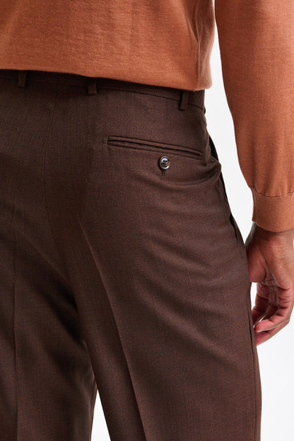 Brown Wool Farley Trousers Freestyle - Image 4