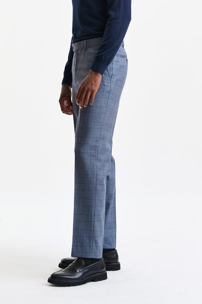 Light Blue 100% Wool Farley Trousers Freestyle - Image 4