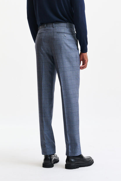 Light Blue 100% Wool Farley Trousers Freestyle - Image 6