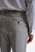 Grey Wool Farley Trousers Flannel & Saxony - Image 5