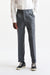 Light Grey 100% Wool Farley Trousers Flannel & Saxony - Image 1