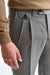 Grey Stripped Wool Farley Trousers Galaxy - Image 3