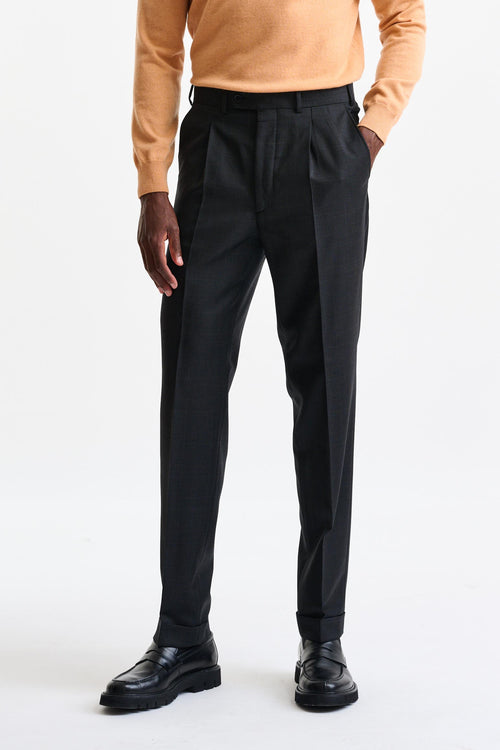 Anthracite Grey Wool Farley Trousers Galaxy - Image 1