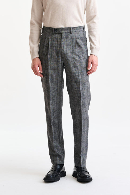 Black & White Wool Farley Trousers Hybrid - Image 1