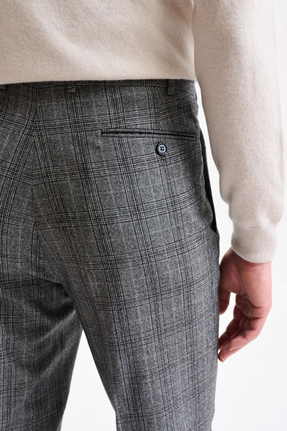 Black & White Wool Farley Trousers Hybrid - Image 4