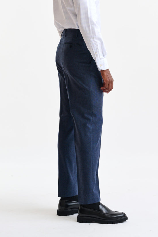 Blue Wool Farley Trousers Hybrid - Image 4