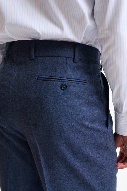 Blue Wool Farley Trousers Hybrid - Image 5