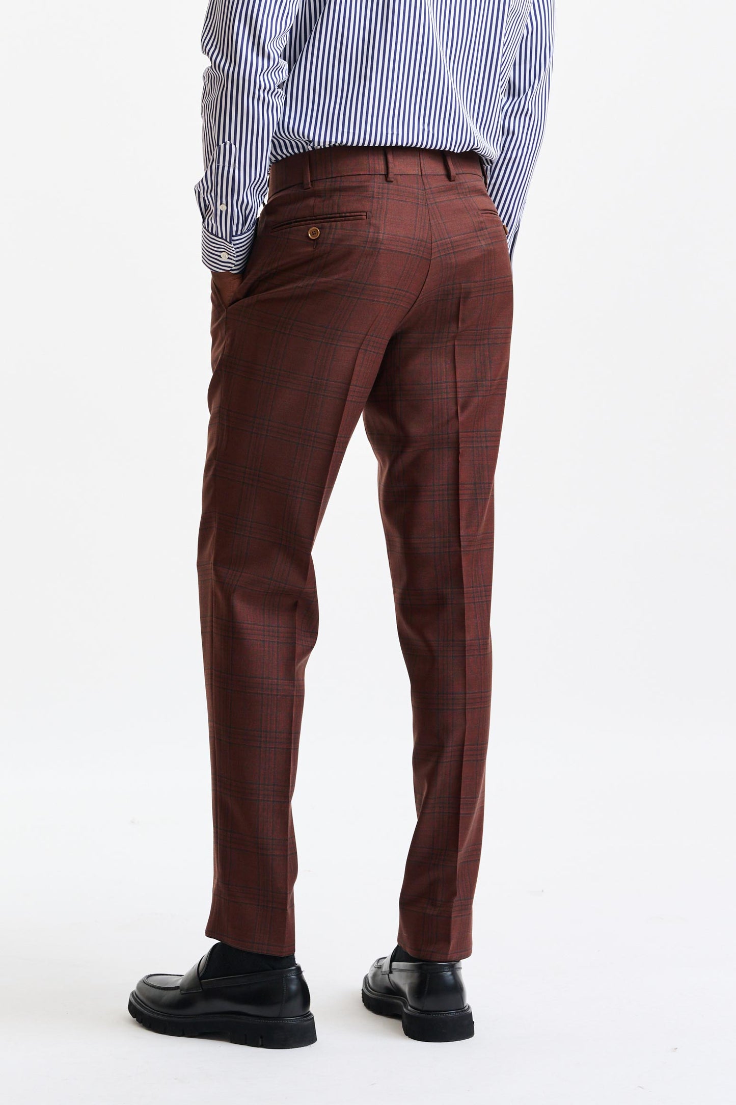 Light Brown 100% Wool Farley Trousers Freestyle