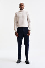Blue 100% Cotton Farley Trousers Corduroy - Image 2