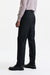 Black 100% Wool Farley Trousers Flannel & Saxony - Image 4