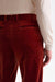 Rust Brown 100% Cotton Farley Trousers Fine Velvet - Image 4