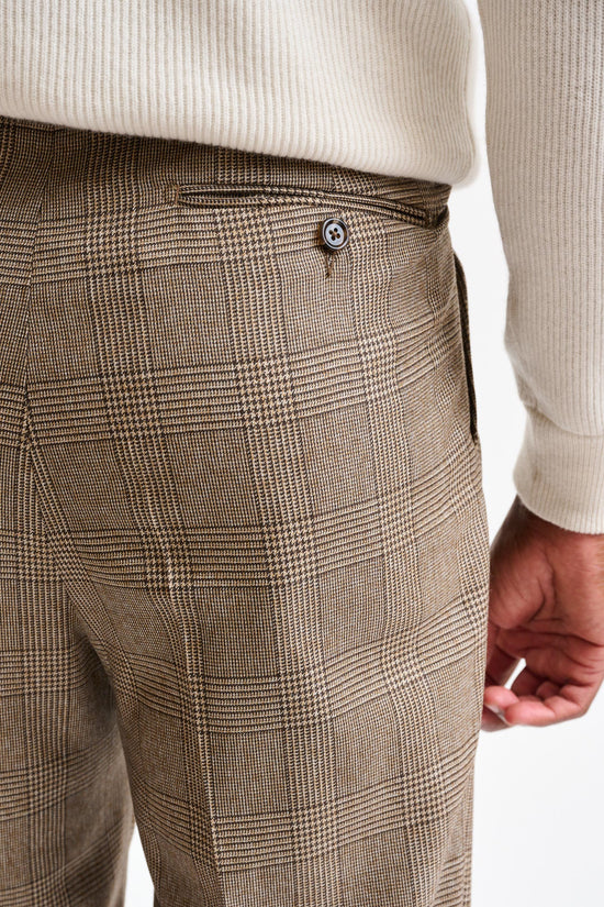 Brown 100% Wool Farley Trousers Freestyle - Image 3