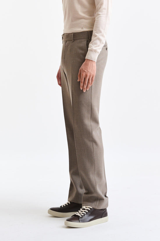 Dark Beige Wool Farley Trousers Freestyle - Image 4