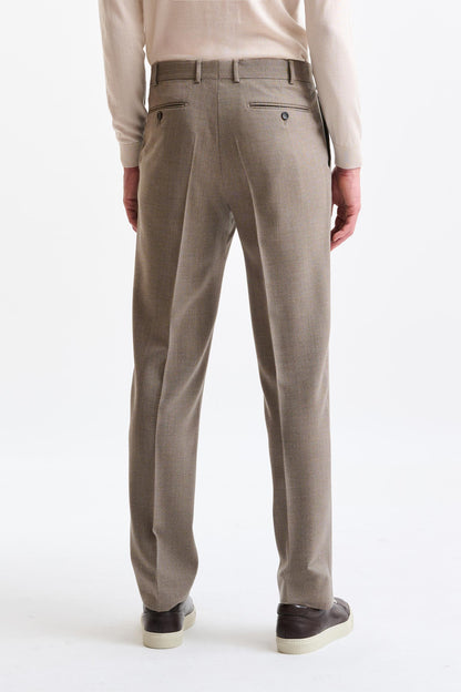 Dark Beige Wool Farley Trousers Freestyle - Image 6