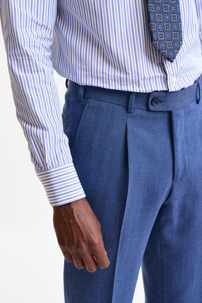 Blue Wool Farley Trousers Freestyle - Image 3