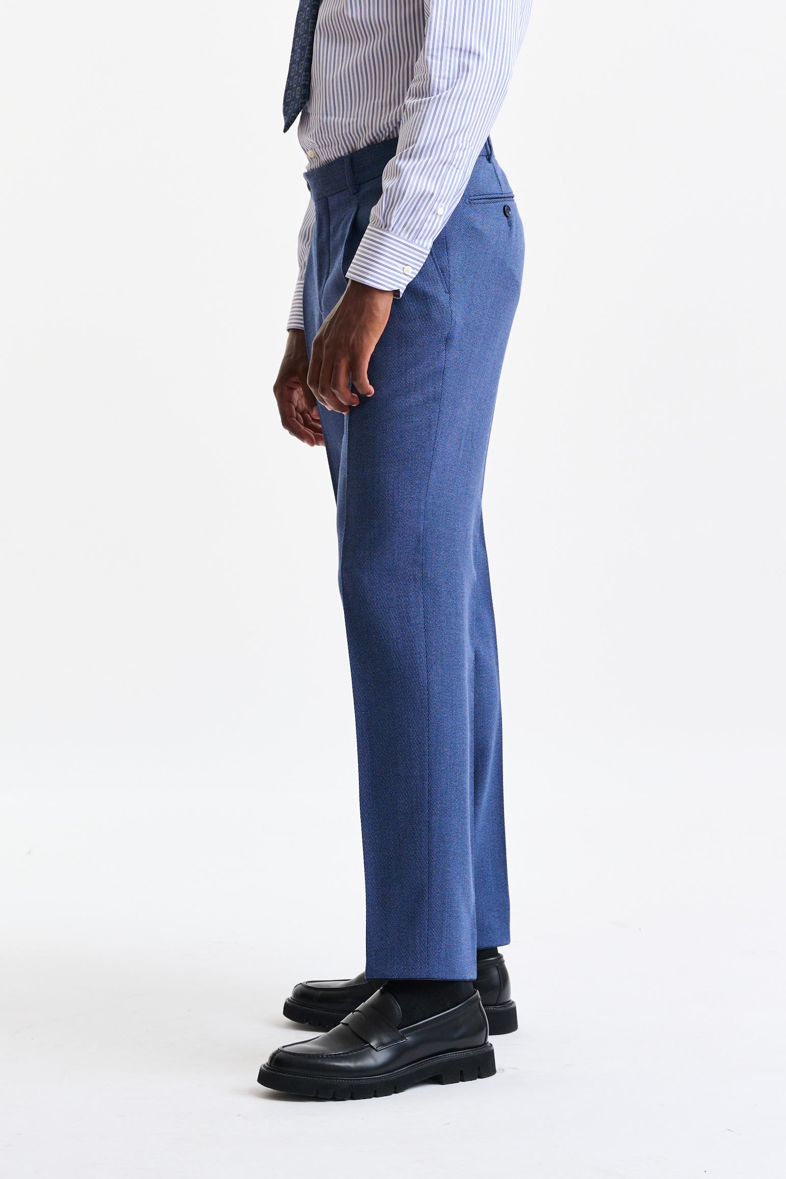 Blue Wool Farley Trousers Freestyle - Image 4