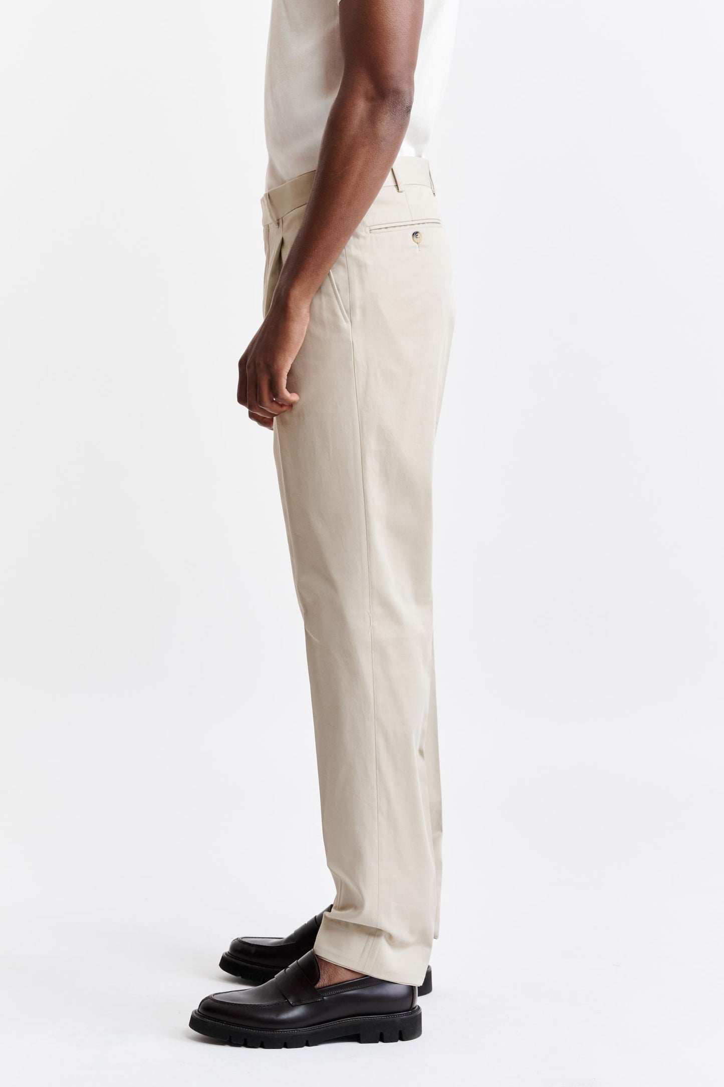 Pantalones De Algodón Marrón Claro Farley Cashmere Cotton