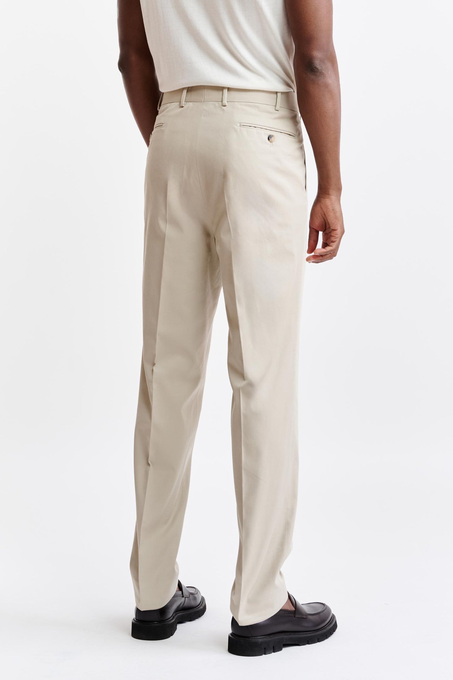 Pantalones De Algodón Marrón Claro Farley Cashmere Cotton