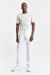 Pantalon En Coton Blanc Zeals Coton Cachemire