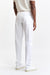 Pantalon En Coton Blanc Zeals Coton Cachemire