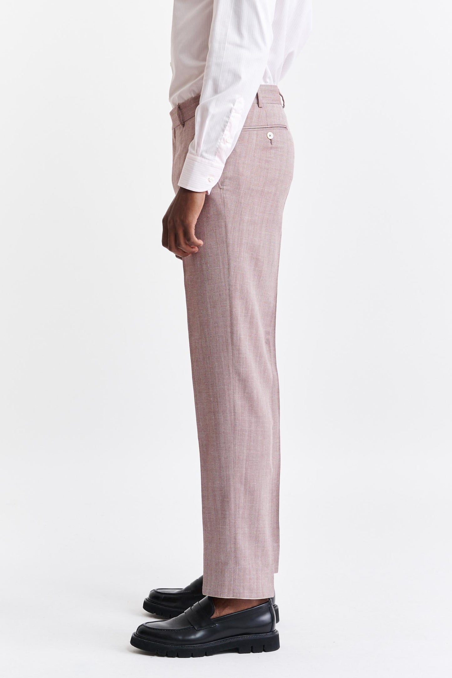 Medium Rode Wollen en Kasjmier Farley-broek Jazz