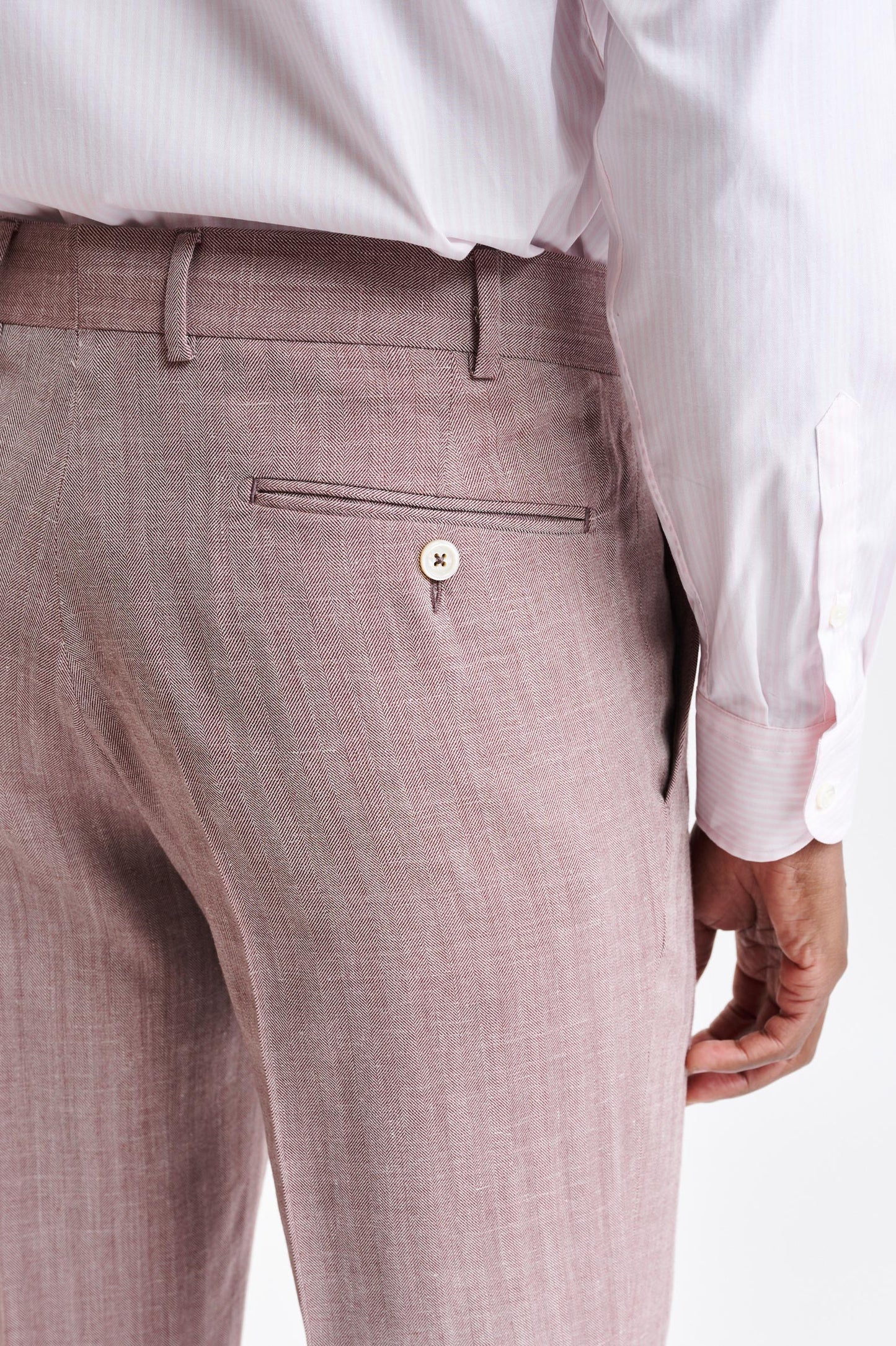 Medium Rode Wollen en Kasjmier Farley-broek Jazz