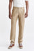 Lichtbruine 100% Linnen Yalding-broek Pure Linen