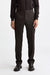 Donkerbruine 100% wollen Super 100's Signature-broek New Deluxe