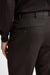 Donkerbruine 100% wollen Super 100's Signature-broek New Deluxe