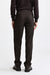 Donkerbruine 100% wollen Super 100's Signature-broek New Deluxe