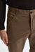 Medium Brown Cotton Five Pocket Trousers Cashmere Cotton
