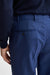 Medium Blue 100% Wool Super 100's Signature Trousers Flannel & Saxony