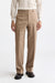 Pantalones «Signature» de color marrón claro, 100 % lana Super 100, de franela y saxony