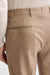 Pantalones «Signature» de color marrón claro, 100 % lana Super 100, de franela y saxony