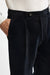 Schwarze Signature-Hose aus Baumwolle, Cord